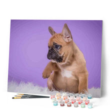 Laden Sie das Bild in den Galerie-Viewer, Malen nach Zahlen Erwachsene Kleiner Hund Figured'Art