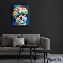 Laden Sie das Bild in den Galerie-Viewer, Malen nach Zahlen für Erwachsene | Bunter Hund 2 | Figured'Art
