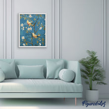 Laden Sie das Bild in den Galerie-Viewer, Malen nach Zahlen für Erwachsene | Zwei Vögel auf Ästen | Figured'Art