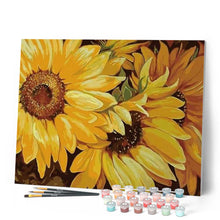 Laden Sie das Bild in den Galerie-Viewer, Malen nach Zahlen für Erwachsene | Sonnenblumen in voller Blüte | Figured'Art