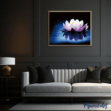Laden Sie das Bild in den Galerie-Viewer, Malen nach Zahlen für Erwachsene | Lotusblume und Gelassenheit | Figured'Art