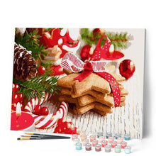 Laden Sie das Bild in den Galerie-Viewer, Malen nach Zahlen für Erwachsene | Weihnachtsplätzchen | Figured'Art