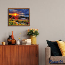 Laden Sie das Bild in den Galerie-Viewer, Malen nach Zahlen Erwachsene Sonnenuntergang Figured'Art