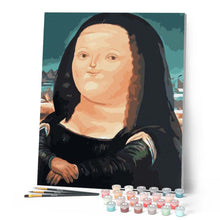 Laden Sie das Bild in den Galerie-Viewer, Malen nach Zahlen für Erwachsene | Mona Lisa abstrakt | Figured'Art