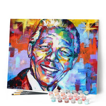 Laden Sie das Bild in den Galerie-Viewer, Malen nach Zahlen für Erwachsene | Nelson Mandela | Figured'Art