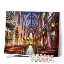 Laden Sie das Bild in den Galerie-Viewer, Malen nach Zahlen für Erwachsene | Innerhalb von Notre Dame | Figured'Art