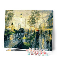Laden Sie das Bild in den Galerie-Viewer, Malen nach Zahlen für Erwachsene | Arc de Triomphe im Regen | Figured'Art