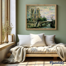 Laden Sie das Bild in den Galerie-Viewer, Malen nach Zahlen für Erwachsene | Blick auf Notre Dame und die Brücke | Figured'Art