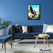 Laden Sie das Bild in den Galerie-Viewer, Malen nach Zahlen für Erwachsene | Bergadler | Figured'Art