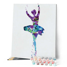 Laden Sie das Bild in den Galerie-Viewer, Malen nach Zahlen für Erwachsene | Ballet in Farben | Figured'Art