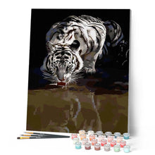 Laden Sie das Bild in den Galerie-Viewer, Malen nach Zahlen für Erwachsene | Reflexion Tiger | Figured'Art