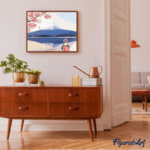 Laden Sie das Bild in den Galerie-Viewer, Malen nach Zahlen für Erwachsene | Mit Blick auf den Berg Fuji | Figured'Art