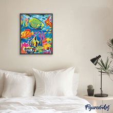 Laden Sie das Bild in den Galerie-Viewer, Malen nach Zahlen für Erwachsene | Aquariumfische | Figured'Art