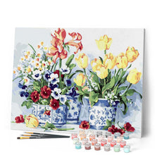 Laden Sie das Bild in den Galerie-Viewer, Blumensträuße in schönen Vasen | Figured'Art