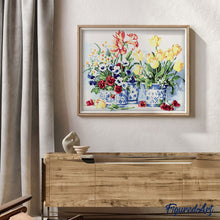 Laden Sie das Bild in den Galerie-Viewer, Blumensträuße in schönen Vasen | Figured'Art