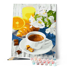Laden Sie das Bild in den Galerie-Viewer, Frühstück und Kaffeetasse