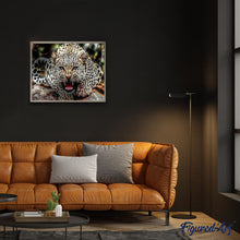 Laden Sie das Bild in den Galerie-Viewer, Malen nach Zahlen für Erwachsene | Bedrohlicher Leopard | Figured'Art
