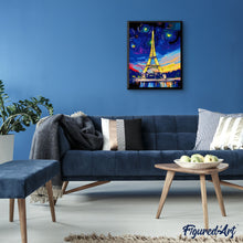 Laden Sie das Bild in den Galerie-Viewer, Malen nach Zahlen für Erwachsene | Farbiger Eiffelturm | Figured'Art