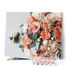Laden Sie das Bild in den Galerie-Viewer, Malen nach Zahlen für Erwachsene | Blumenstrauß aus Rosen | Figured'Art