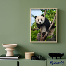 Laden Sie das Bild in den Galerie-Viewer, Malen nach Zahlen für Erwachsene | Sitzender Panda | Figured'Art