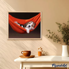 Laden Sie das Bild in den Galerie-Viewer, Malen nach Zahlen für Erwachsene | Ruhender Hund | Figured'Art