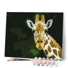 Laden Sie das Bild in den Galerie-Viewer, Malen nach Zahlen für Erwachsene | Kopf und Hals der Giraffe | Figured'Art