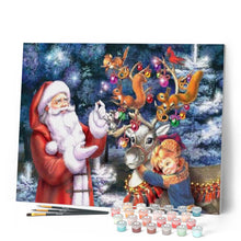Laden Sie das Bild in den Galerie-Viewer, Malen nach Zahlen für Erwachsene | Treffen mit dem Weihnachtsmann | Figured'Art