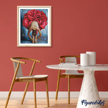 Laden Sie das Bild in den Galerie-Viewer, Malen nach Zahlen für Erwachsene | Ballerina mit Blumenrock | Figured'Art