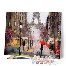 Laden Sie das Bild in den Galerie-Viewer, Malen nach Zahlen für Erwachsene | In den Straßen von Paris | Figured'Art