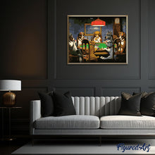 Laden Sie das Bild in den Galerie-Viewer, Malen nach Zahlen für Erwachsene | Poker spielende Hunde | Figured'Art