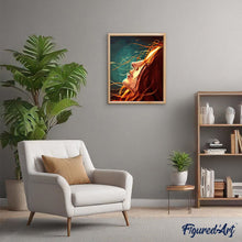 Laden Sie das Bild in den Galerie-Viewer, Malen nach Zahlen für Erwachsene | Frau im Wind | Figured'Art