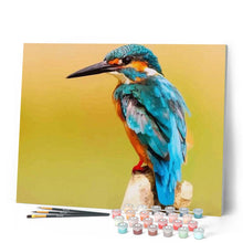 Laden Sie das Bild in den Galerie-Viewer, Malen nach Zahlen für Erwachsene | Vogel mit langem Schnabel | Figured'Art