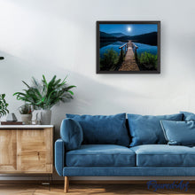 Laden Sie das Bild in den Galerie-Viewer, Malen nach Zahlen für Erwachsene | Mond und Pier | Figured'Art