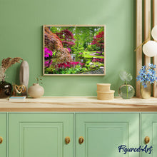 Laden Sie das Bild in den Galerie-Viewer, Malen nach Zahlen für Erwachsene | Blühender Park | Figured'Art