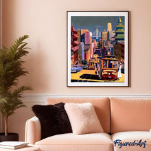 Laden Sie das Bild in den Galerie-Viewer, Malen nach Zahlen Erwachsene Moderne Stadt Figured'Art