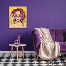 Laden Sie das Bild in den Galerie-Viewer, Malen nach Zahlen für Erwachsene | Frau Pop Art | Figured'Art