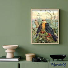 Laden Sie das Bild in den Galerie-Viewer, Malen nach Zahlen für Erwachsene | Die Vögel des Waldes | Figured'Art