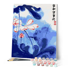 Laden Sie das Bild in den Galerie-Viewer, Malen nach Zahlen für Erwachsene | Chinesische Blumen | Figured'Art