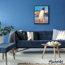 Laden Sie das Bild in den Galerie-Viewer, Malen nach Zahlen für Erwachsene | Ein Pinguin | Figured'Art