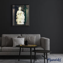 Laden Sie das Bild in den Galerie-Viewer, Malen nach Zahlen für Erwachsene | Statue von Frau und Kind | Figured'Art
