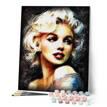 Laden Sie das Bild in den Galerie-Viewer, Malen nach Zahlen für Erwachsene | Marilyn Monroe wunderschöne Frau | Figured'Art