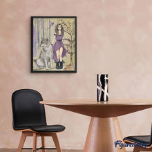 Laden Sie das Bild in den Galerie-Viewer, Malen nach Zahlen für Erwachsene | Sexy Frau und Wolf | Figured'Art