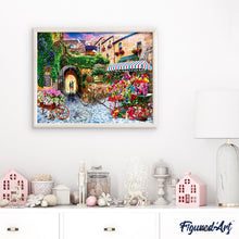 Laden Sie das Bild in den Galerie-Viewer, Malen nach Zahlen für Erwachsene | Blumenstraße | Figured'Art