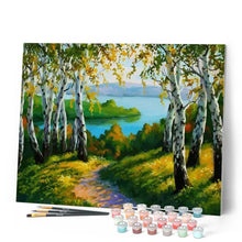 Laden Sie das Bild in den Galerie-Viewer, Malen nach Zahlen für Erwachsene | Wald und Meer | Figured'Art