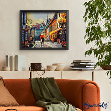 Laden Sie das Bild in den Galerie-Viewer, Malen nach Zahlen für Erwachsene | Romantik in der Stadt | Figured'Art