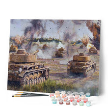 Laden Sie das Bild in den Galerie-Viewer, Malen nach Zahlen für Erwachsene | Panzerkrieg | Figured'Art