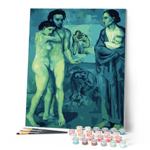 Laden Sie das Bild in den Galerie-Viewer, Malen nach Zahlen für Erwachsene | Paar und Frau mit Kind | Figured'Art