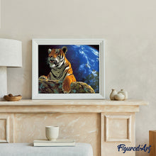 Laden Sie das Bild in den Galerie-Viewer, Malen nach Zahlen für Erwachsene | Tiger und Erde | Figured'Art