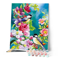 Laden Sie das Bild in den Galerie-Viewer, Malen nach Zahlen für Erwachsene | Schöne Vögel im Frühling | Figured'Art