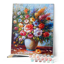 Laden Sie das Bild in den Galerie-Viewer, Malen nach Zahlen für Erwachsene | Bunter Blumenstrauß 2 | Figured'Art